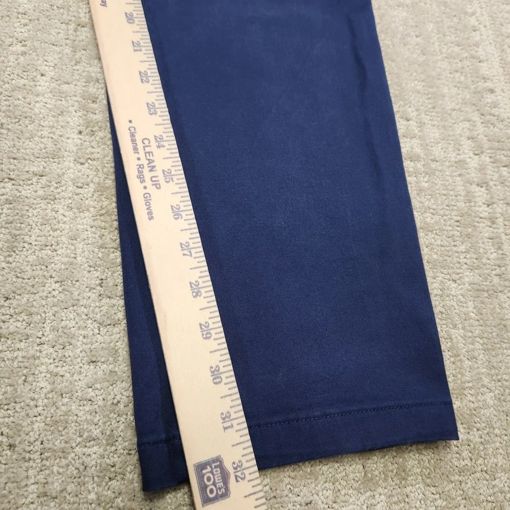 Banana Republic Pants Men 38x32 Blue Cotton Twill Stretch Chino NEW Straight Leg